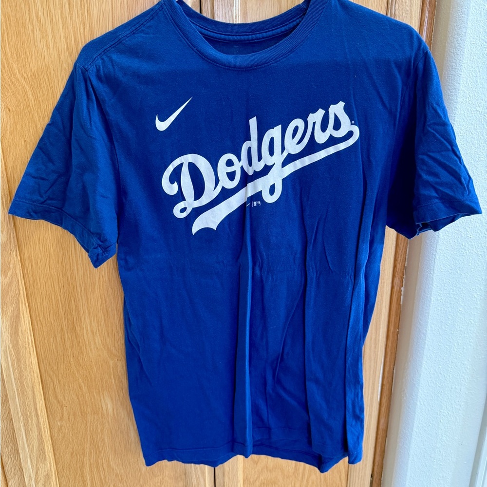 Nike Blue Logo Crew Tee